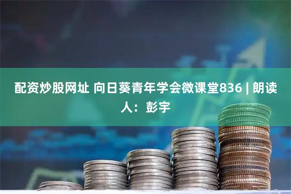 配资炒股网址 向日葵青年学会微课堂836 | 朗读人：彭宇